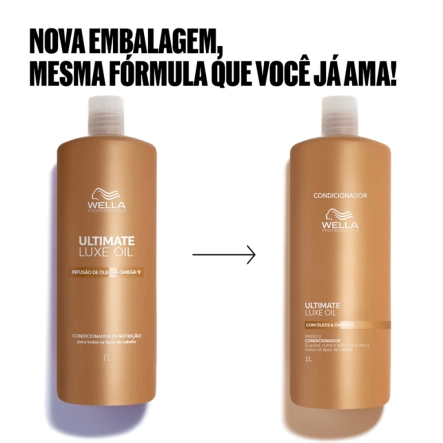 Produto Condicionador Ultimate Luxe Oil Wella Professionals 1 Litro