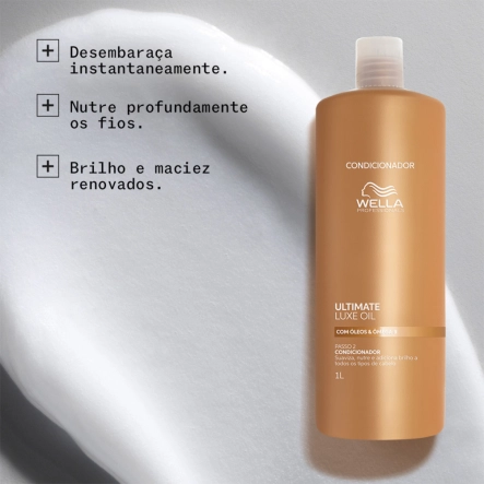 Produto Condicionador Ultimate Luxe Oil Wella Professionals 1 Litro