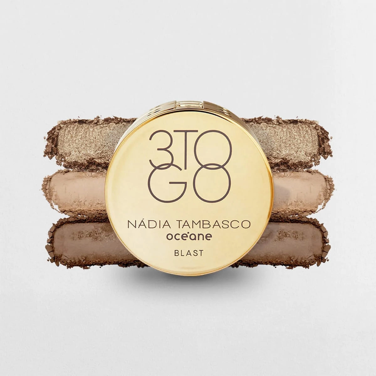 Produto: Paleta de Sombras Trio 3 To Go Blast Océane Nádia Tambasco 7,8g