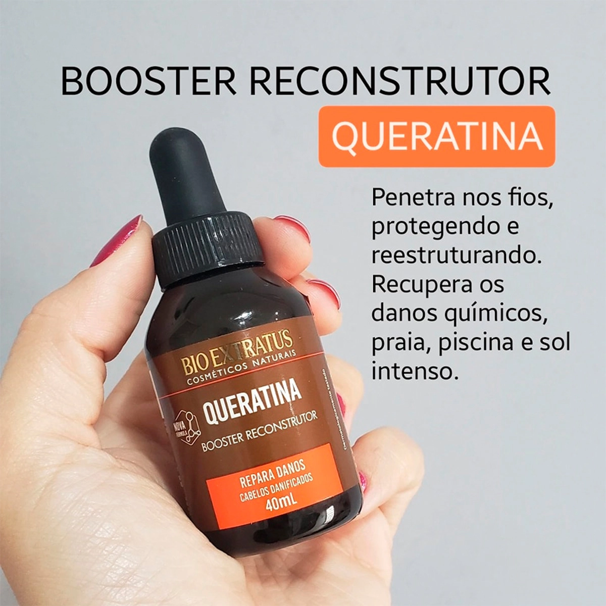Produto: Queratina Booster Reconstrutor Bio Extratus Queravit 40ml