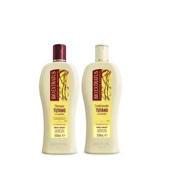 Produto: Kit Shampoo e Condicionador Bio Extratus Tutano e Ceramidas 500g