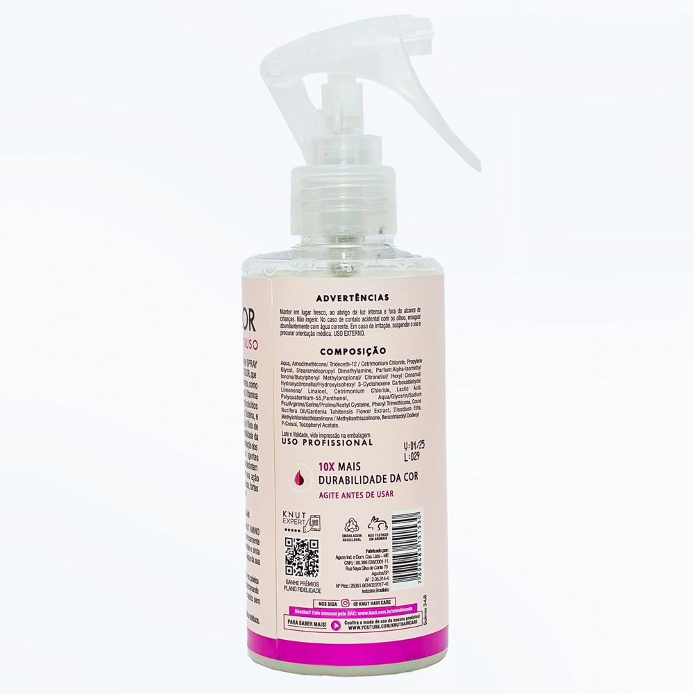 Produto: Knut Professional Amino Color  Leave-in Spray 200ml