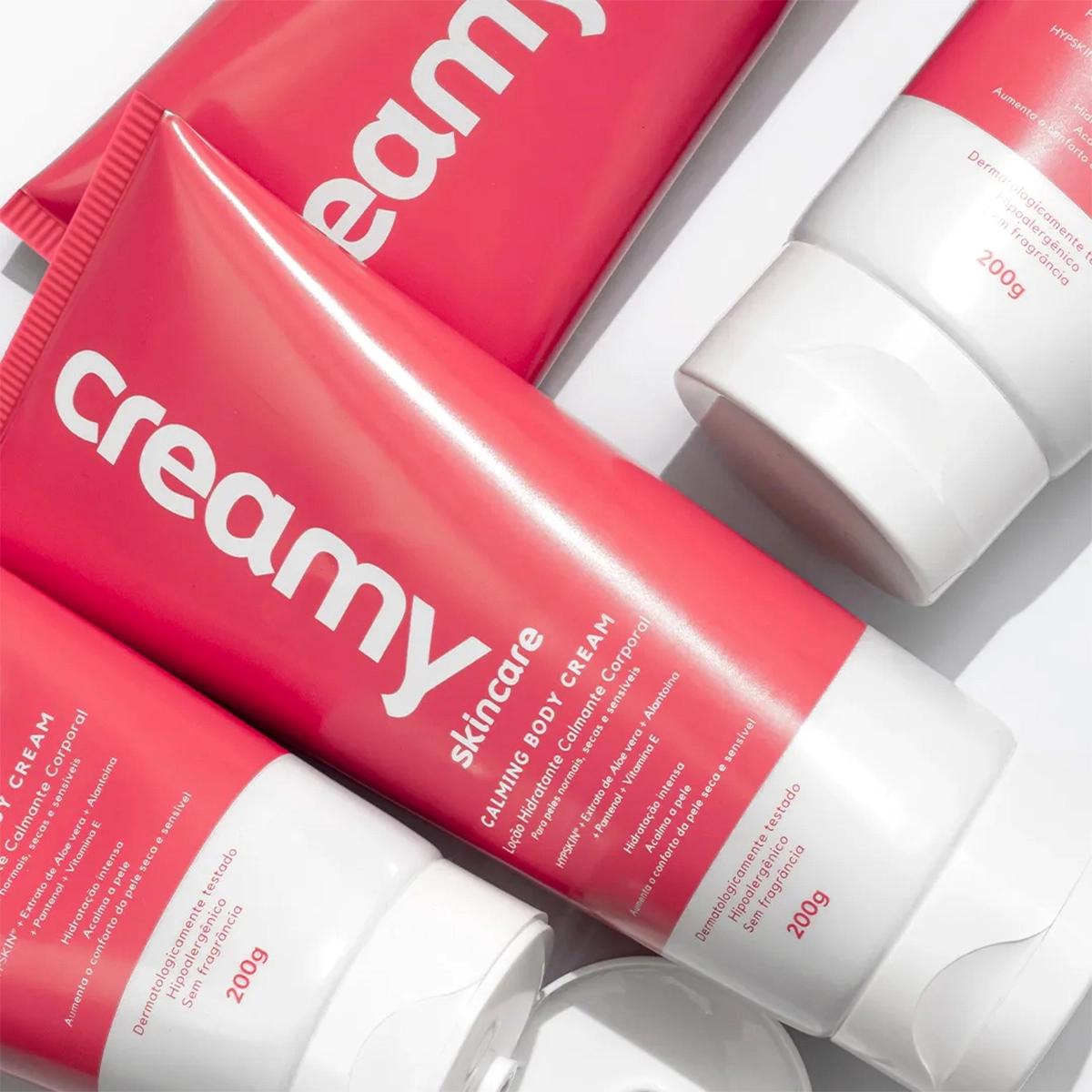 Produto: Kit Creamy Skincare Emulsão de Limpeza Retinol Calming Corporal (3 produtos)