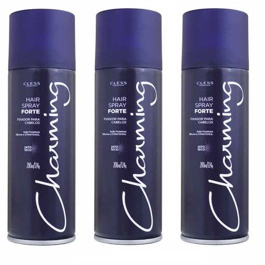 Produto: Hair Spray Charming Forte 200ml - 3 Unidades