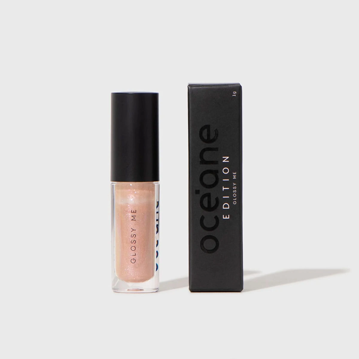 Produto: Mini Brilho Labial Glossy Me Glazed Transparente Océane Edition 1g