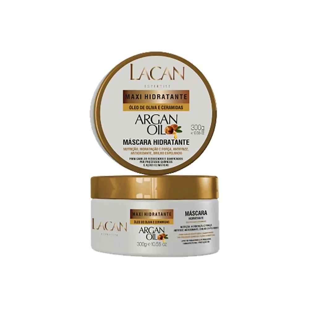 Produto: Kit Lacan Maxi Hidratante Argan Oil - Mascara 300g (2 Unidades)