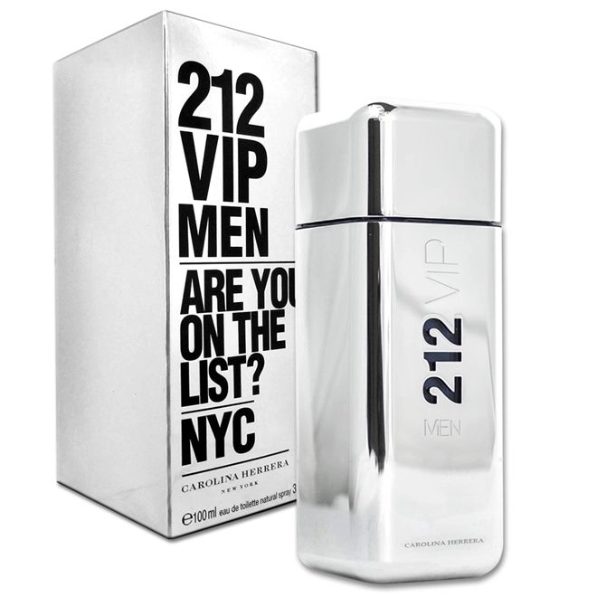 Produto: Perfume 212 Vip Men Carolina Herrera Eau De Toilette 100ml