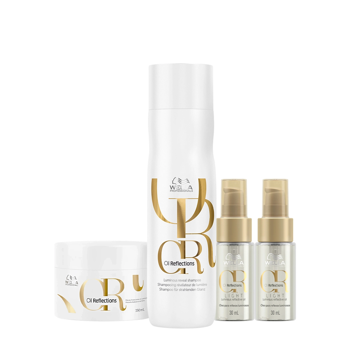 Produto: Kit Wella Professionals Oil Reflections Presente Extra Oil (4 Produtos)