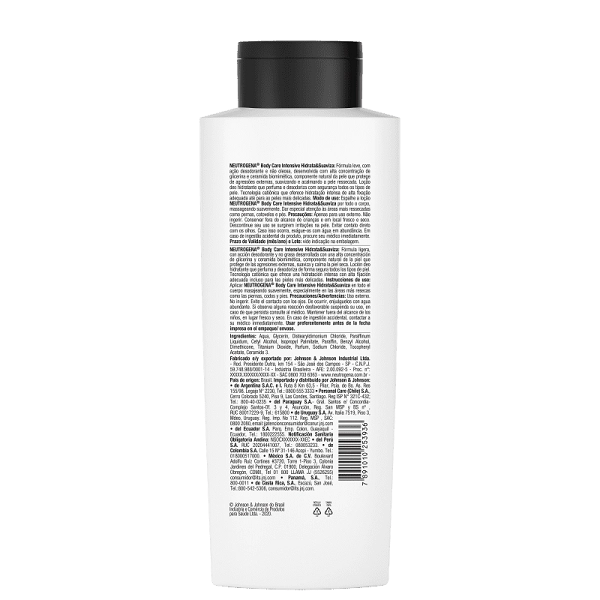 Produto: Creme Hidratante Corporal Neutrogena Body Care Intensive Hidrata e Suaviza 400ml