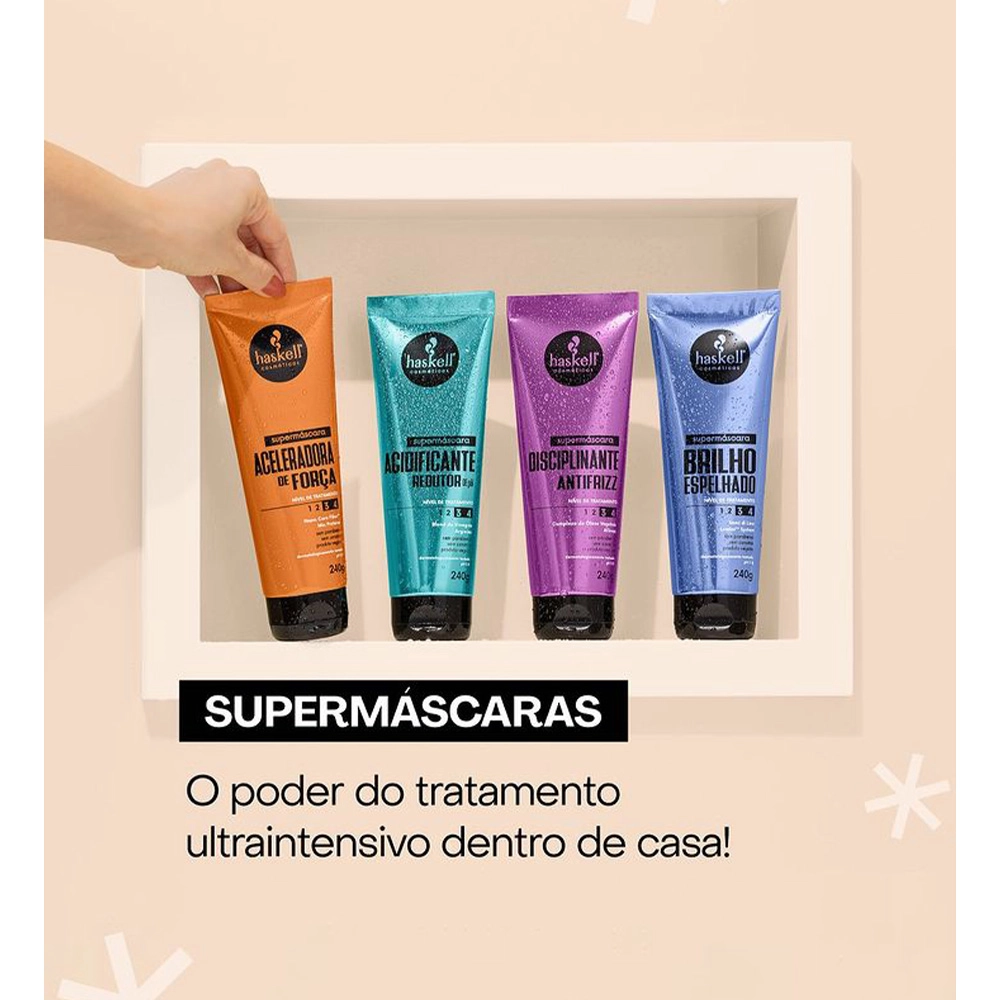 Produto: Supermáscara Aceleradora De Força Haskell 240g
