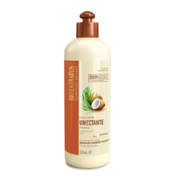 Produto: Kit Shampoo Condicionador Banho De Creme E Finalizador Bio Extratus Umectante Óleo De Coco 500g