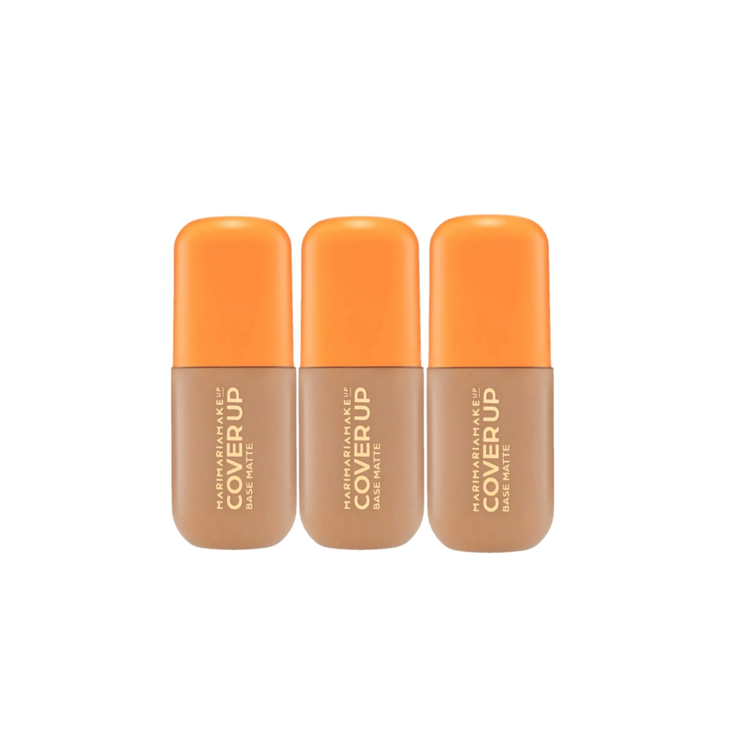 Produto: Kit Mari Maria Makeup Cover Up - Base Matte MM13 35ml (3 unidades)