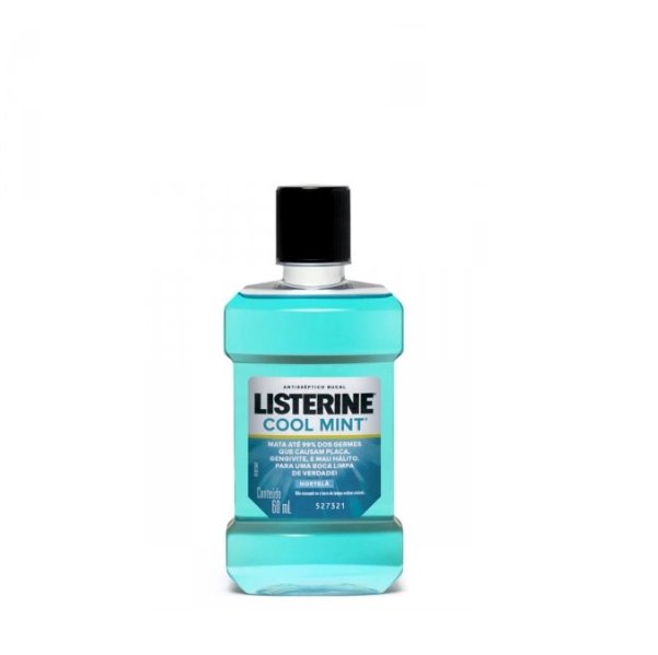Produto: Listerine Cool Mint Antisséptico Bucal - 60ml