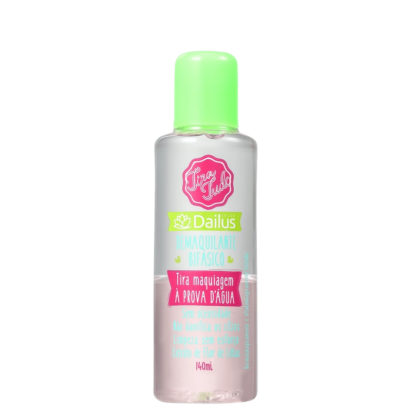 Produto: Dailus Tira Tudo - Demaquilante Bifásico 140ml