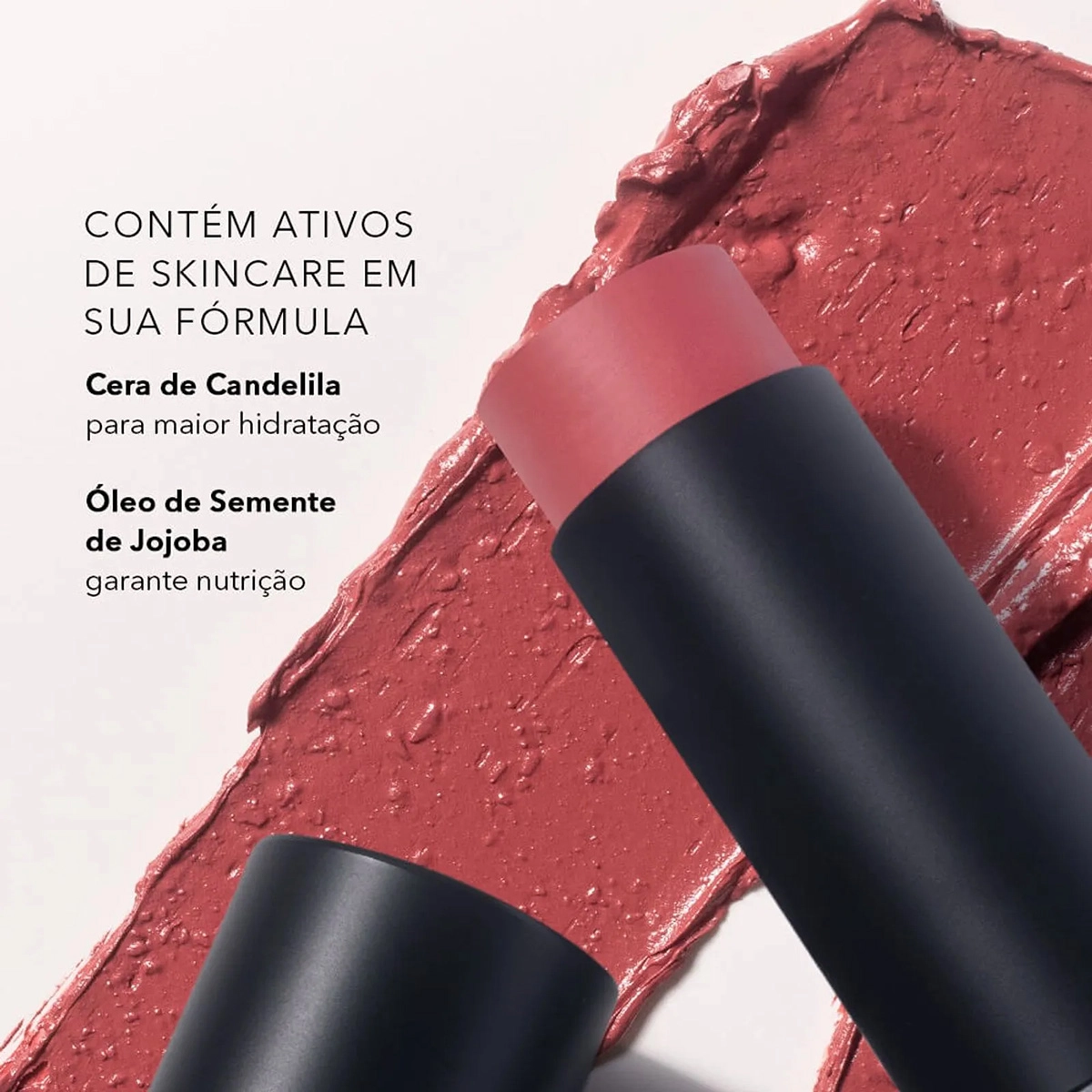Produto: Kit Océane Edition Blush Pink Stick Contorno Marrom Escuro e Flat Blend Azul (3 produtos)