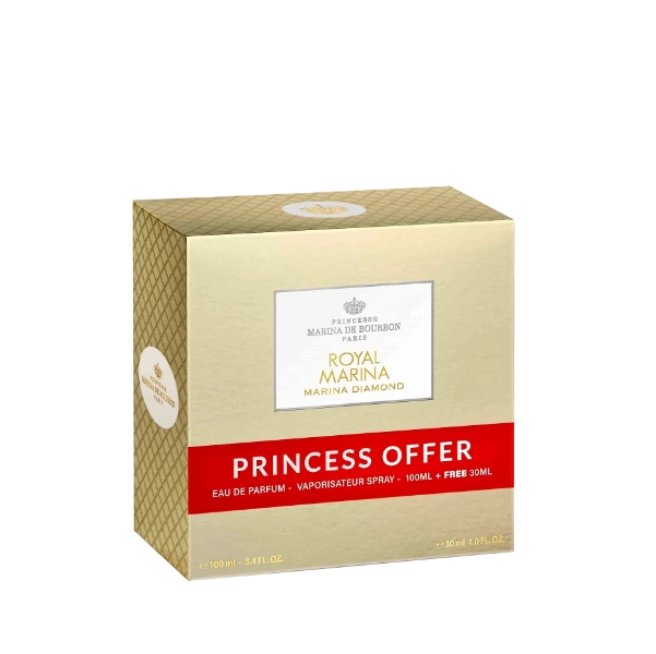 Produto: Kit Royal Marina Diamond Marina de Bourbon Feminino Eau de Parfum 100ml e 30ml