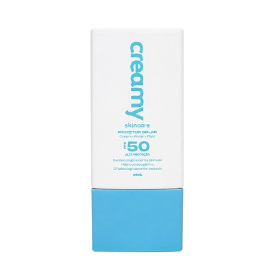 Produto: Protetor Solar Watery Fluid Fps 50 Creamy Skincare 40ml