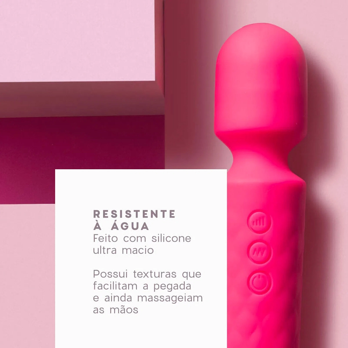Produto Massageador Flutua Wizard Rosa Océane