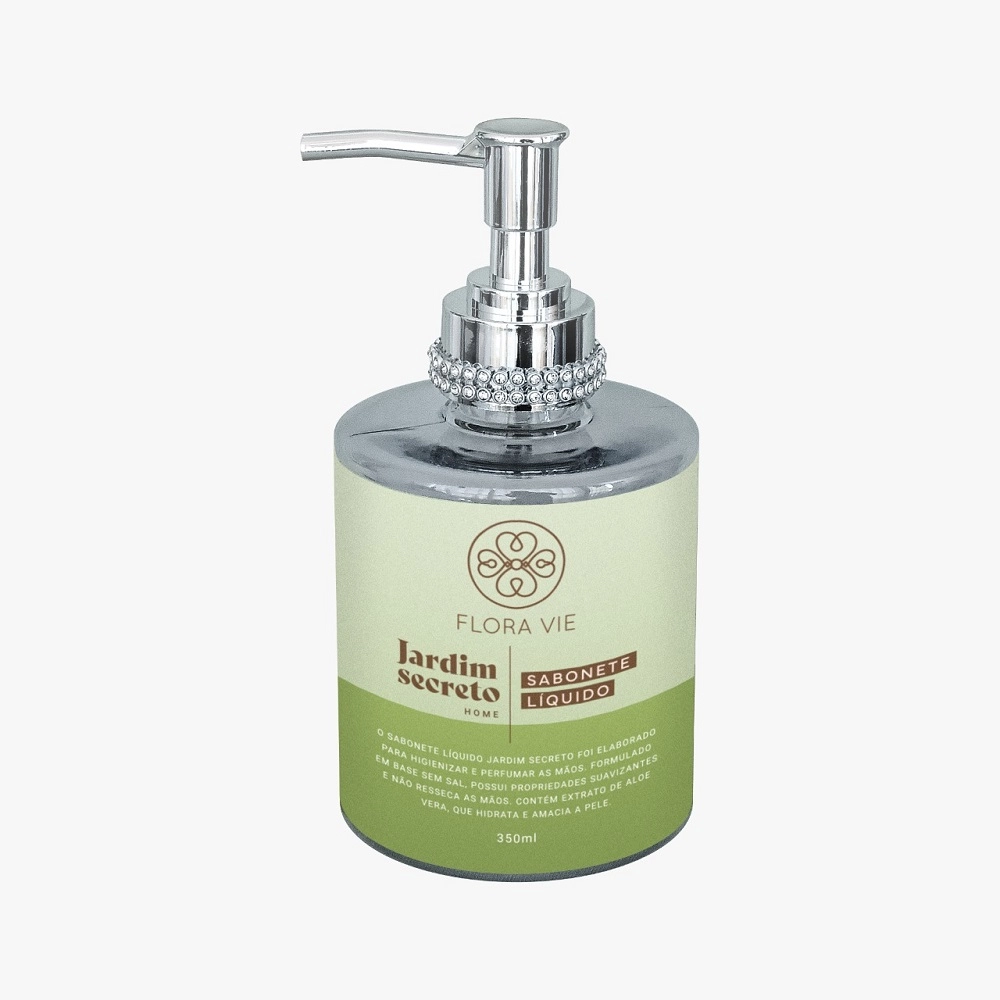 Flora Vie Jardim Secreto Sabonete Liquido 350ml Produto: Flora Vie Jardim Secreto Sabonete Liquido 350ml