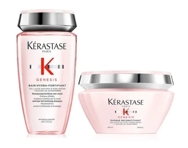 Produto: Kérastase Genesis Bain Hydra-fortifiant 250ml + Masque 200ml