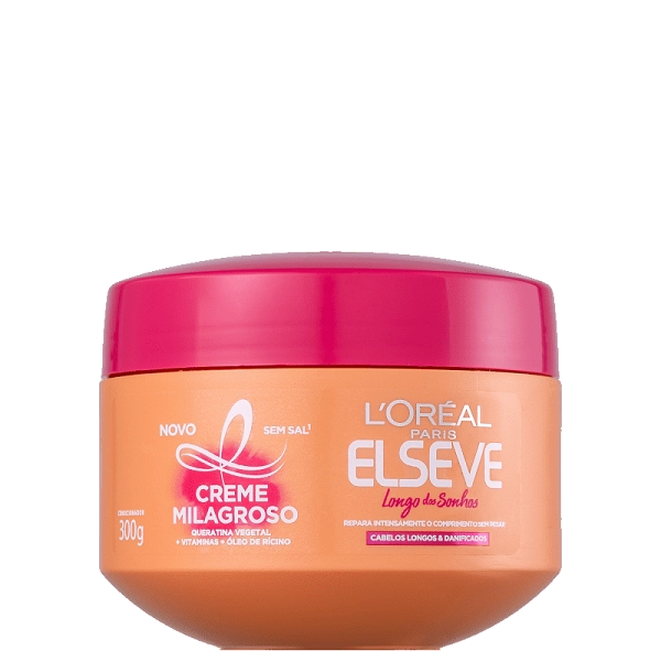 Produto: Elseve LOreal Paris Longo dos Sonhos Mascara Capilar 300g