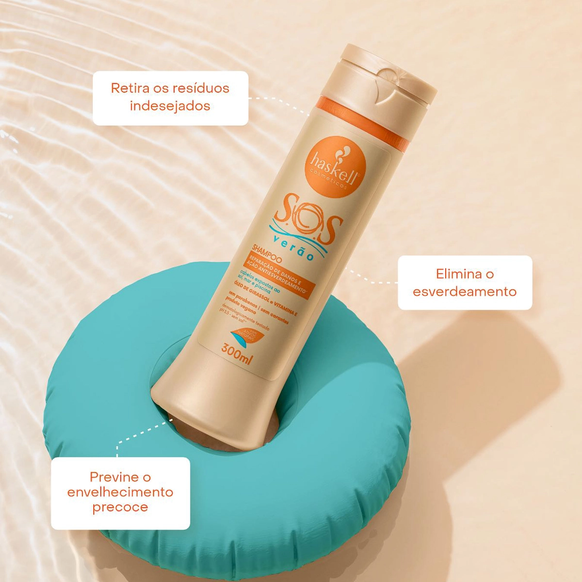 Produto: Kit Haskell S.O.S Verão Pós Sol Shampoo Extra (2 unidades)