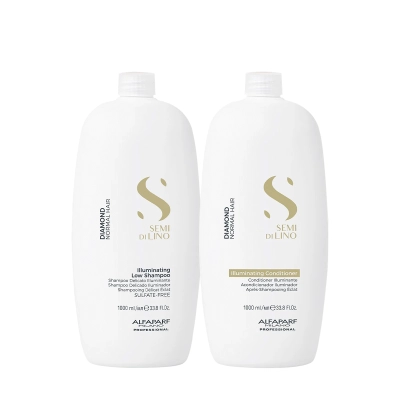 Produto: Kit Shampoo 250ml e Condicionador 200ml Alfaparf Semi Di Lino Diamond Illuminating