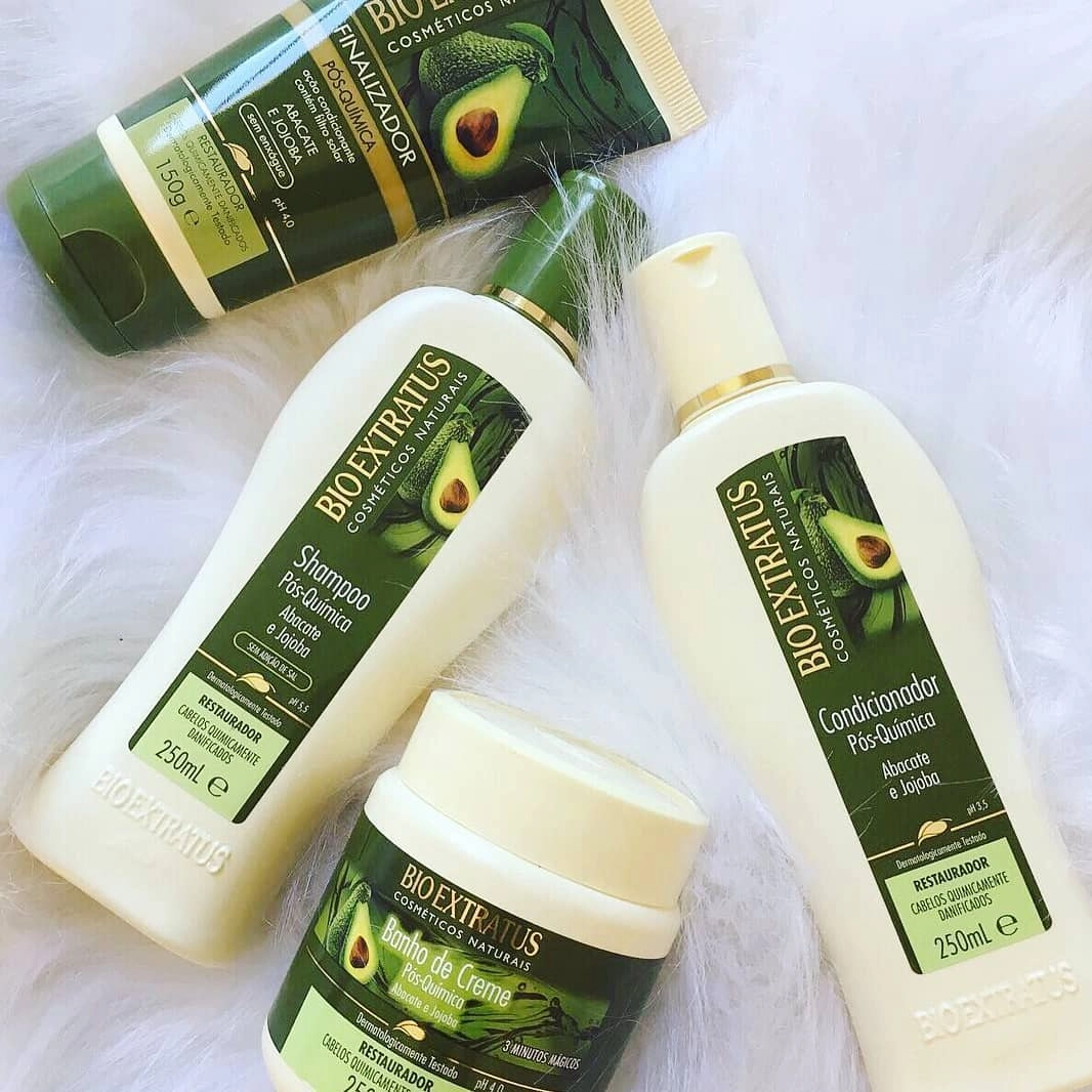Produto: Kit Bio Extratus Pós-Química Shampoo Condicionador e Finalizador (3 produtos)