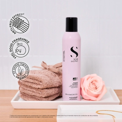Alfaparf Semi di Lino Style&Care - Laque Brilliance Hairspray 300ml Produto Alfaparf Semi di Lino Style&Care - Laque Brilliance Hairspray 300ml