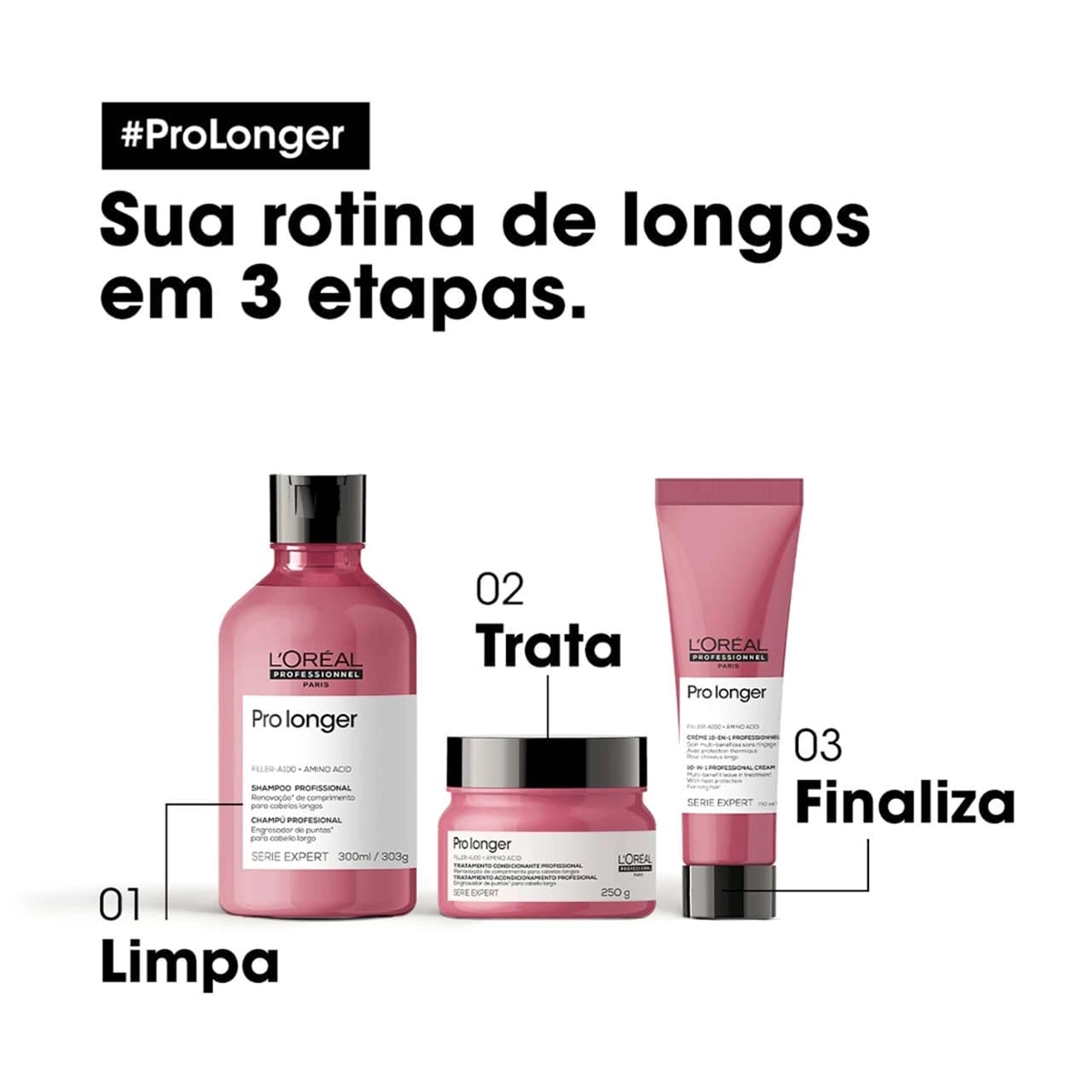 Produto: Kit L'Oréal Professionnel Serie Expert Pro Longer - Máscara Capilar 250g (2 unidades)