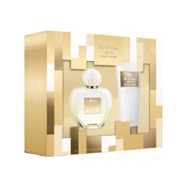 Kit Perfume e creme Her Golden Antonio Banderas 75ml Produto: Kit Perfume e creme Her Golden Antonio Banderas 75ml