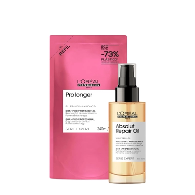 Produto: Kit Shampoo e Óleo Reparador L'Oréal Professionnel Pro Longer 240ml e 90ml