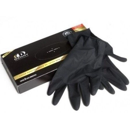 Luva De Látex Preta Sem Talco Maxblack 20 Unidades Tam. M Produto: Luva De Látex Preta Sem Talco Maxblack 20 Unidades Tam. M