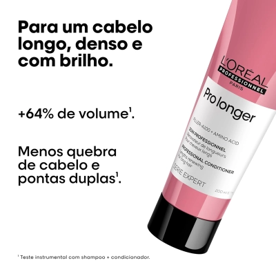 Produto Kit Tratamento Capilar L'Oréal Professionnel Pro Longer Shampoo 240ml Condicionador 200ml Máscara 250g