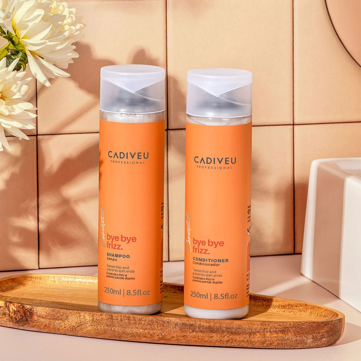 Produto: Kit Cadiveu Professional Bye Bye Frizz Shampoo Condicionador e Açaí Oil 110 (3 produtos)