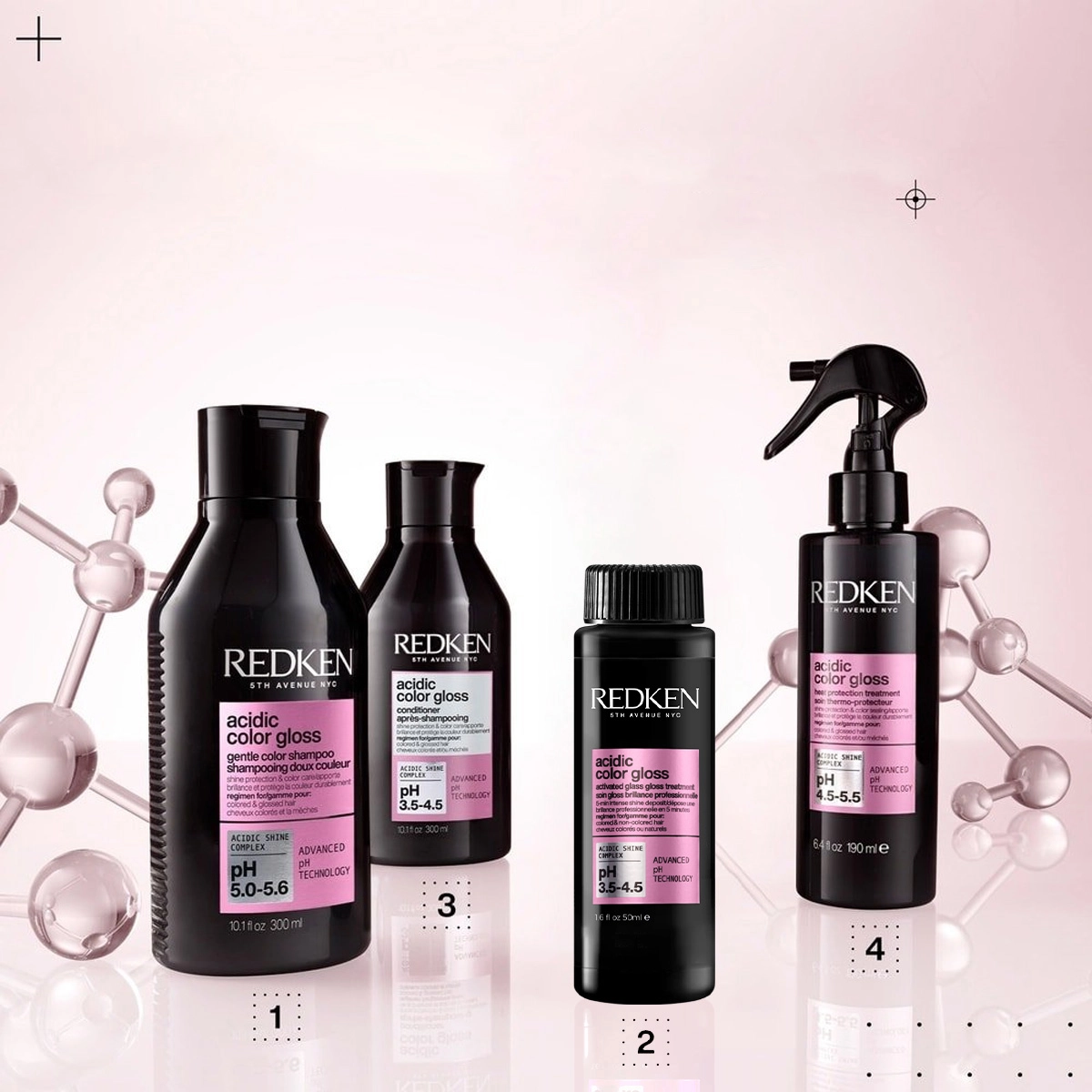 Produto: Tratamento Capilar Acidic Color Gloss Redken 50ml