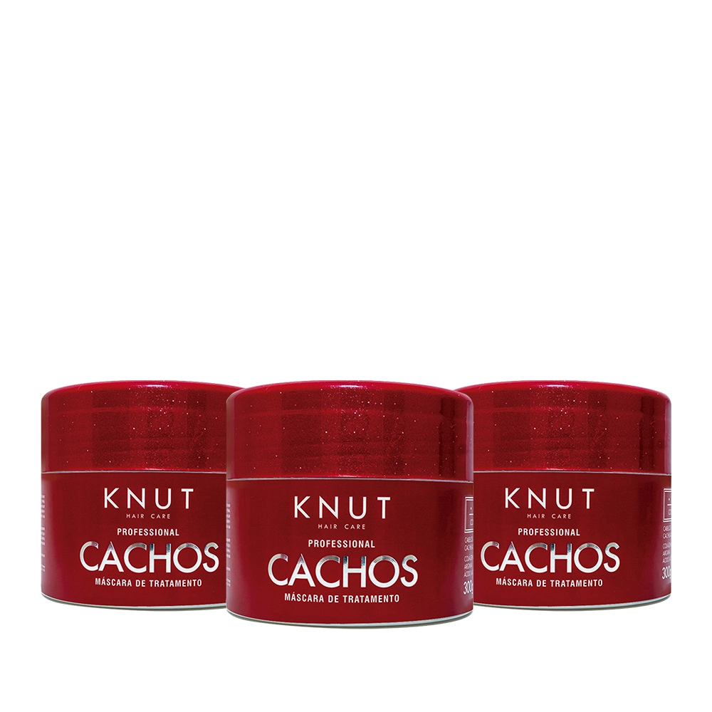 Produto: Kit Knut Professional Cachos  Máscara de Tratamento 300g (3 unidades)