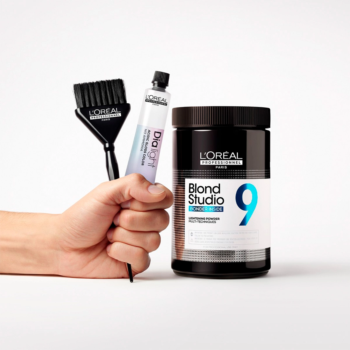Produto: Kit L'Oréal Professionnel Blond Studio 9 Pó Descolorante e Oil Developer Oxidante 20V (2 produtos)