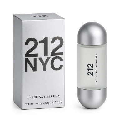 Brinde Carolina Herrera 212 NYC Miniatura 5ml Produto Brinde Carolina Herrera 212 NYC Miniatura 5ml