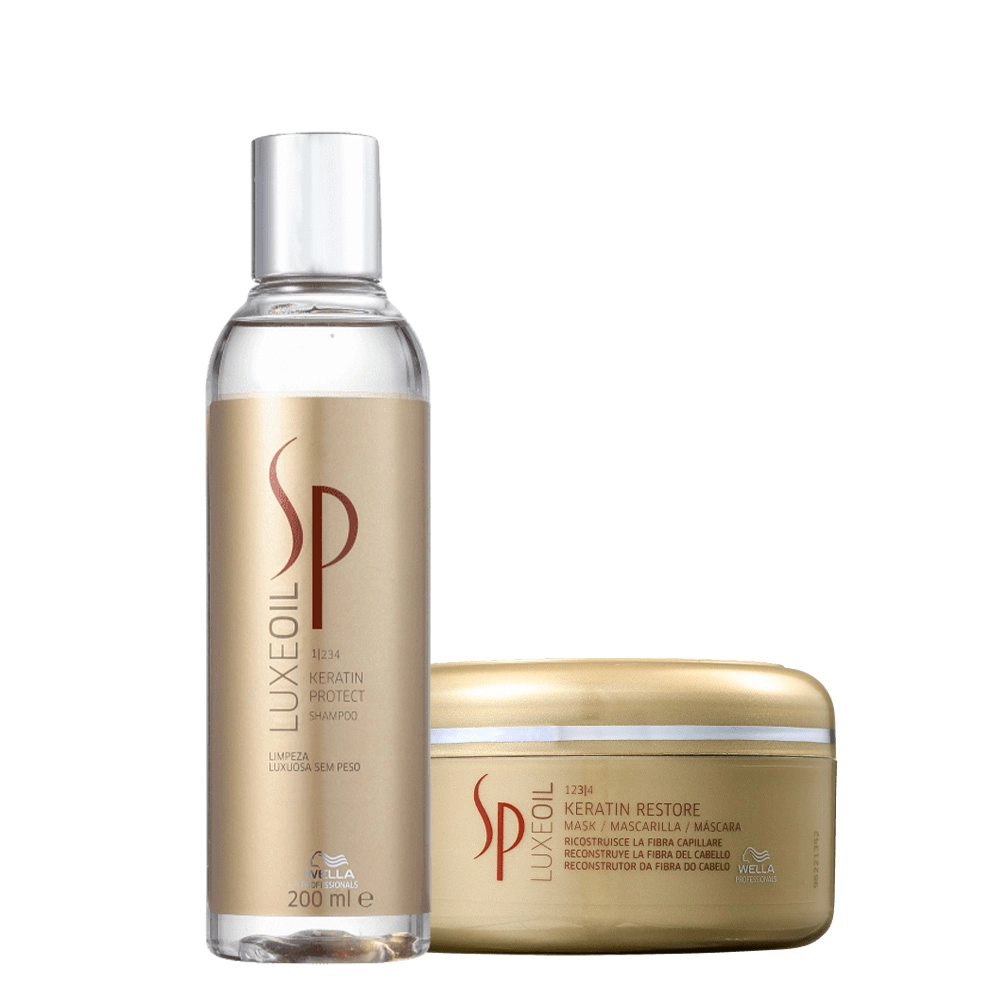 Produto: Kit SP System Professional Luxe Oil Keratin Protect e Restore Máscara (2 produtos)