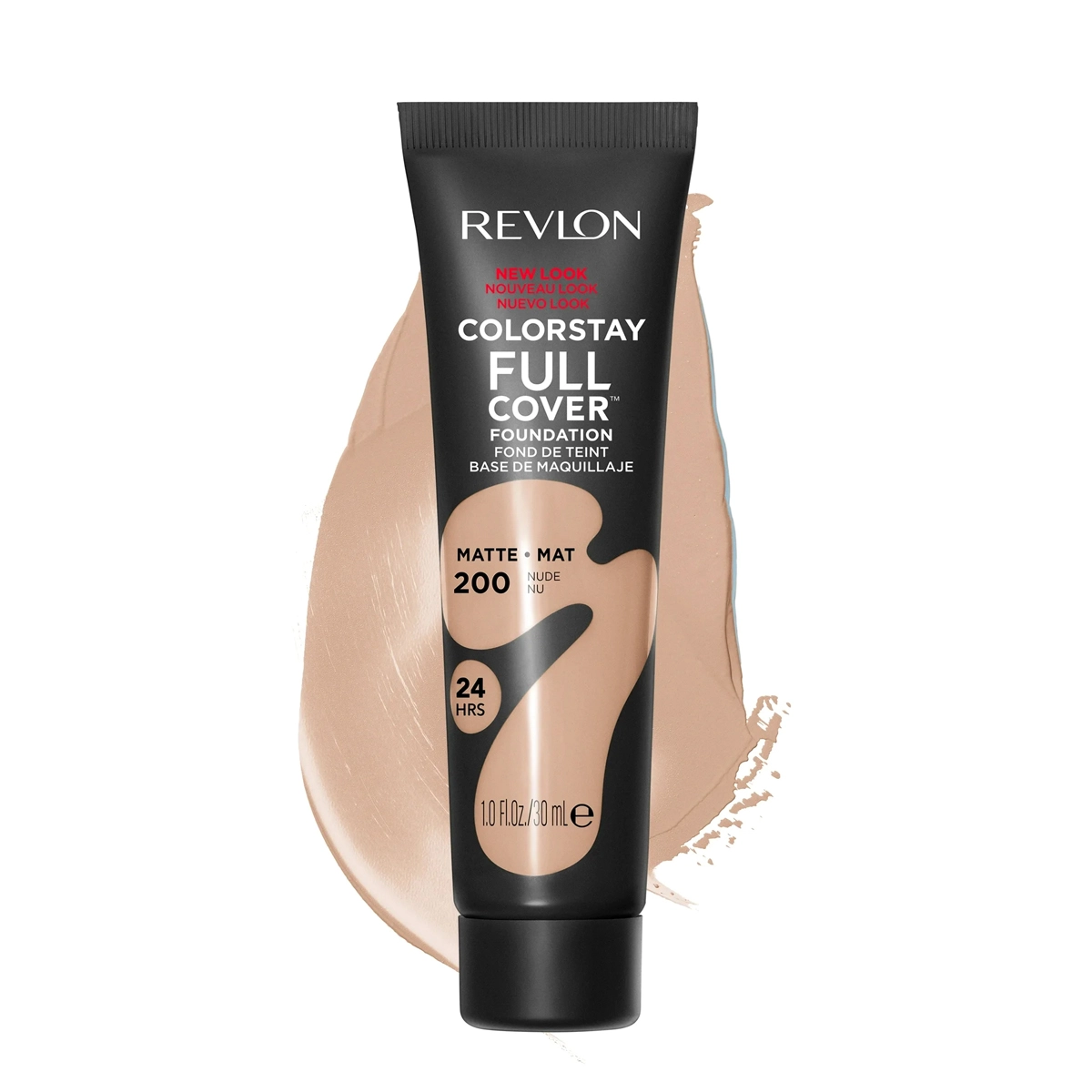 Produto: Base Líquida Revlon Colorstay Full Cover 200 Nude FPS 35 30ml