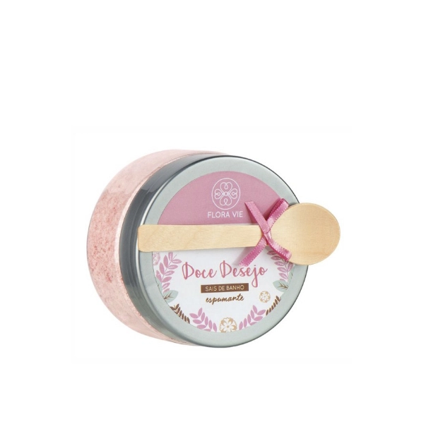 Produto: Sais de Banho Espumante Doce Desejo Flora Vie 200g