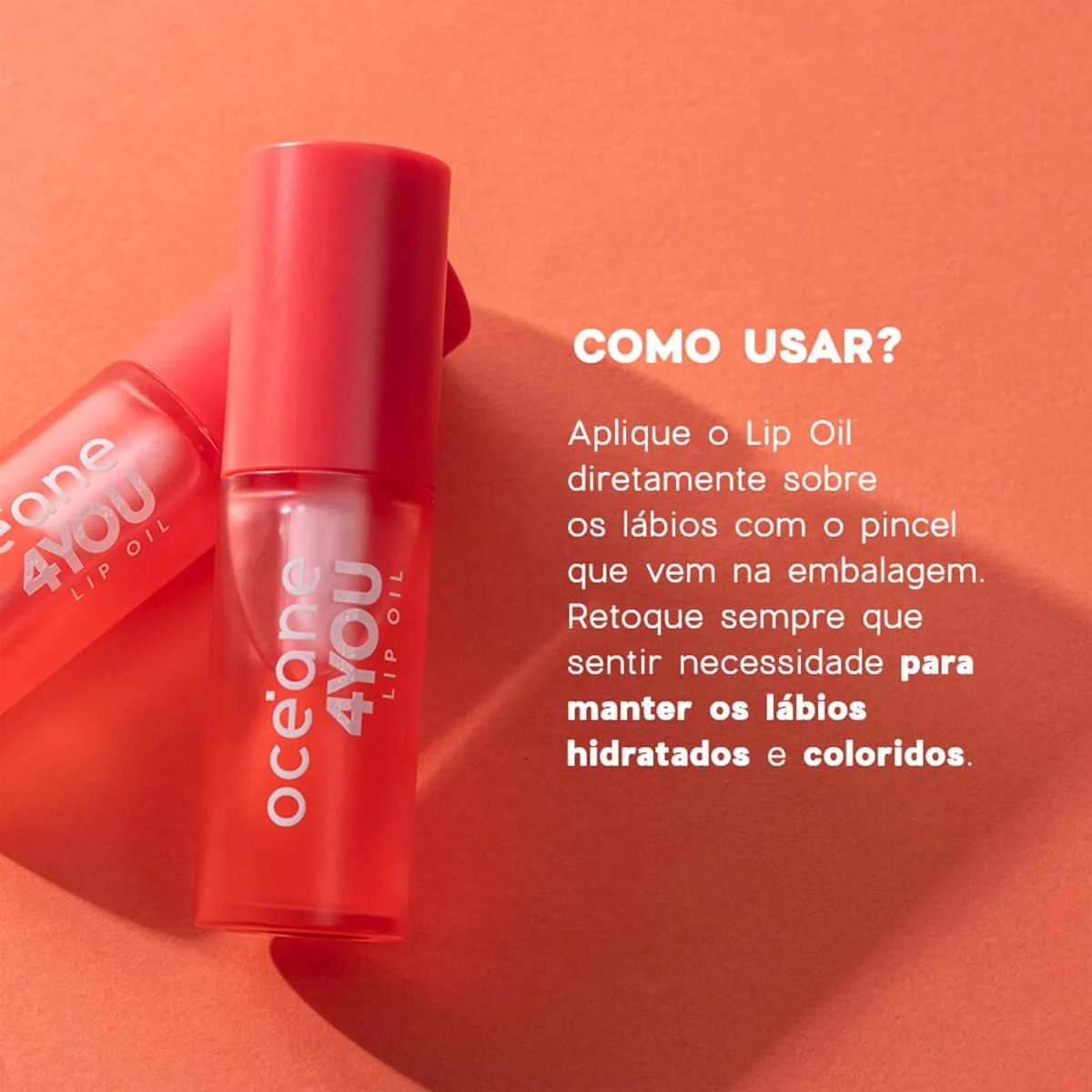 Produto: Kit Océane 4you Sombra Rose Sparkle Lápis para Olhos Lip Pen Mauve Lip Oil (4 produtos)