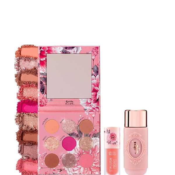 Bruna Tavares Peony Paleta de sombra mais Serum e Plush Sunset Produto: Bruna Tavares Peony Paleta de sombra mais Serum e Plush Sunset