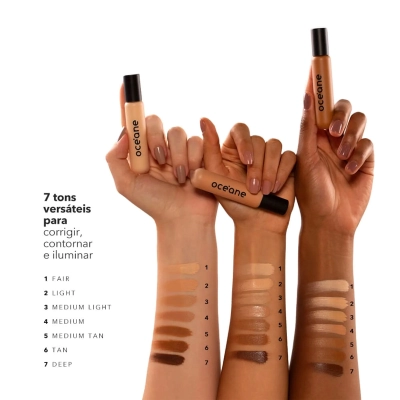Produto Corretivo Líquido Edition Medium 15g Océane