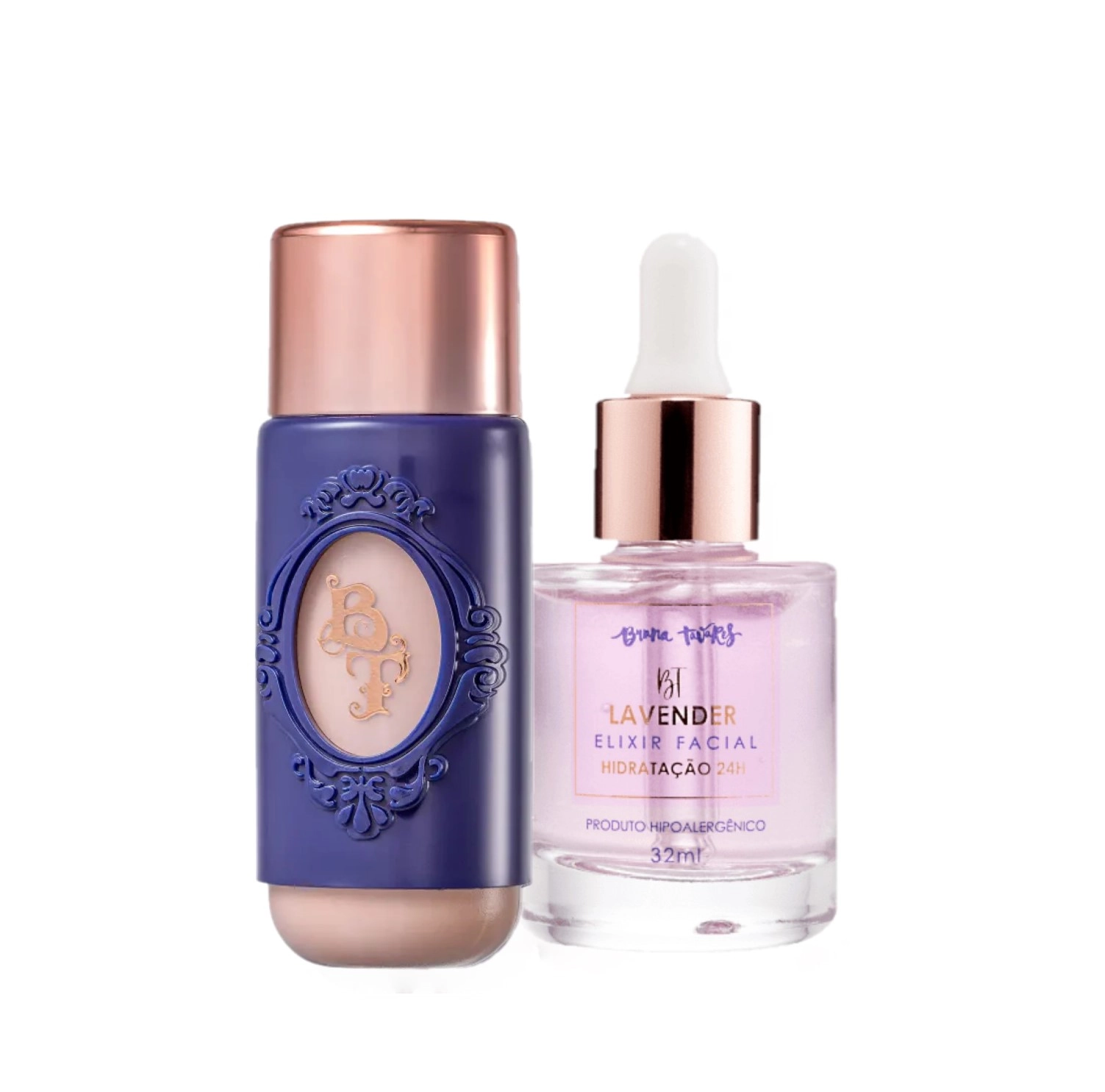 Produto: Kit Bruna Tavares Base M30 Lavander Preparação da Pele (2 produtos)