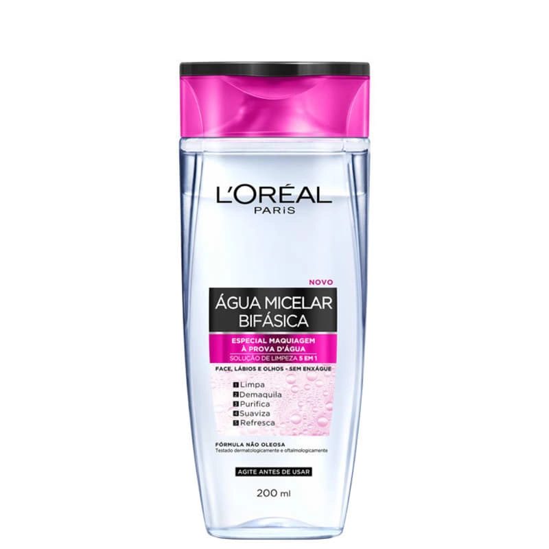 Produto: Água Micelar Bifásica L'Oréal Paris Dermo Expertise 200ml