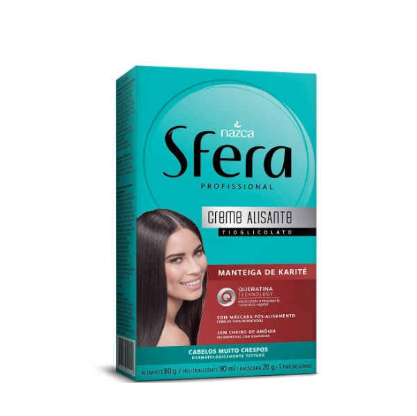 Nazca Sfera Profissional Creme Alisante Manteiga de Karité Produto: Nazca Sfera Profissional Creme Alisante Manteiga de Karité