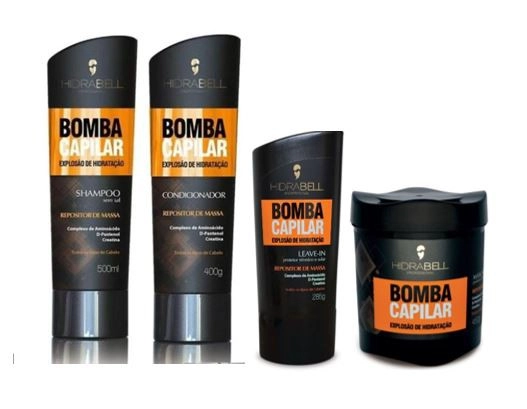 Produto: Hidrabell Bomba Capilar Shampoo+Condicionador+Máscara+Leave-in