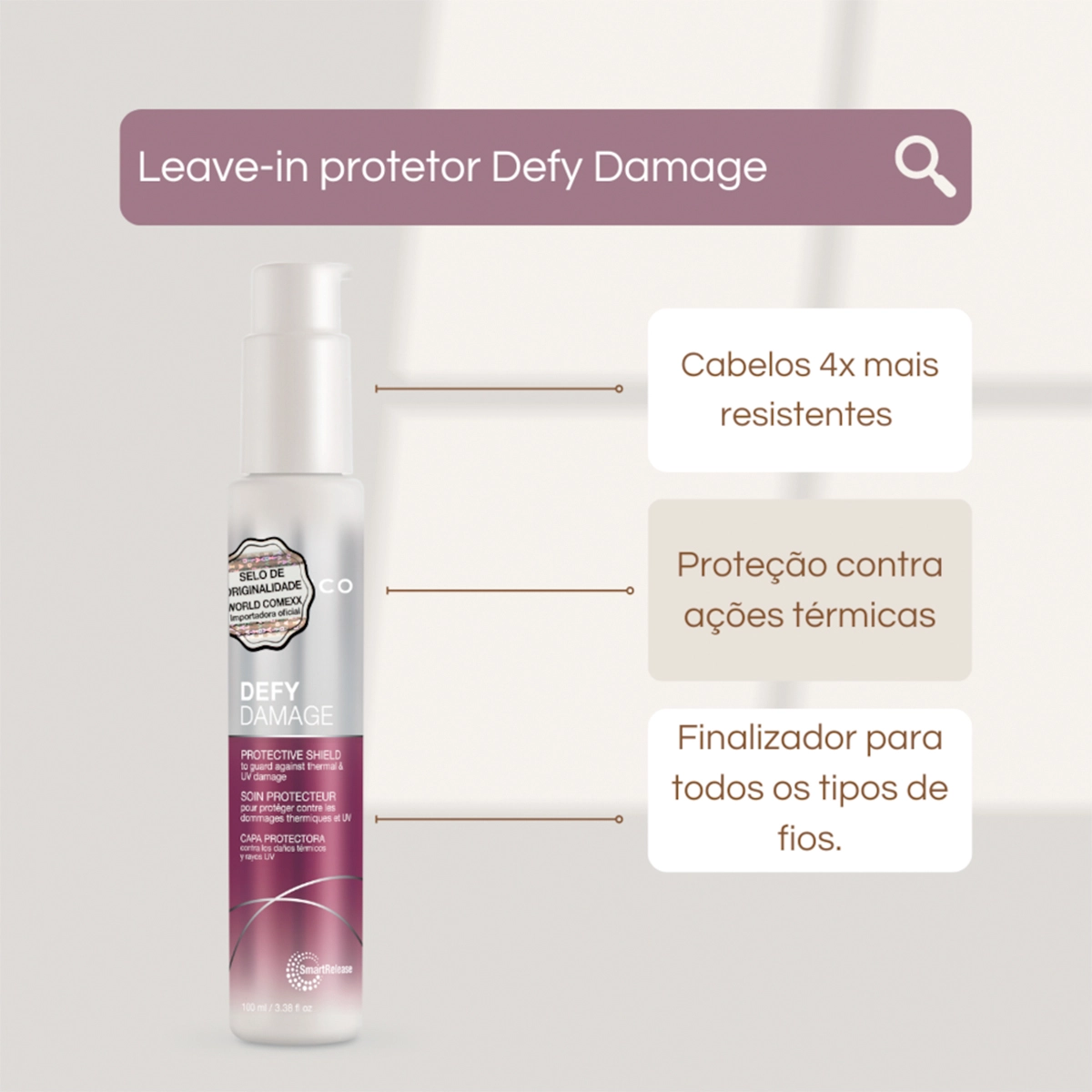 Produto: Kit Joico Defy Damage Protective Shampoo Máscara Shield (3 produtos)